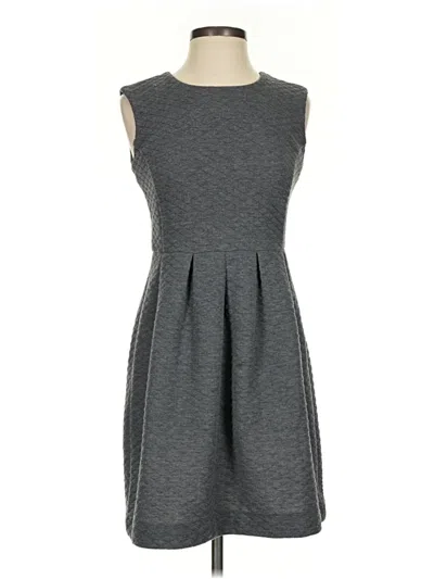 Pre-owned Ann Taylor Loft Casual Dress In Gray