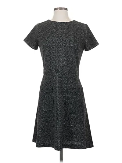 Pre-owned Ann Taylor Loft Casual Dress In Gray