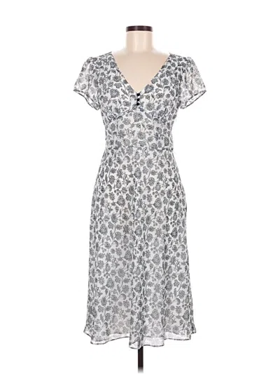 Pre-owned Ann Taylor Loft Casual Dress In Gray