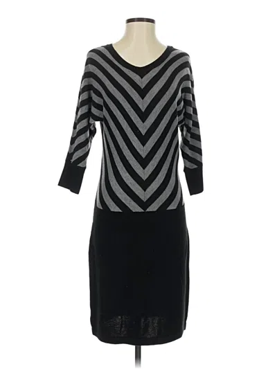 Pre-owned Ann Taylor Loft Casual Dress In Gray