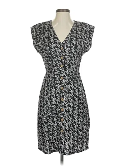 Pre-owned Ann Taylor Loft Casual Dress In Gray