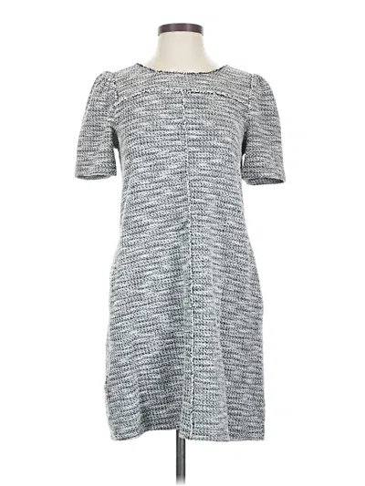 Pre-owned Ann Taylor Loft Casual Dress In Gray