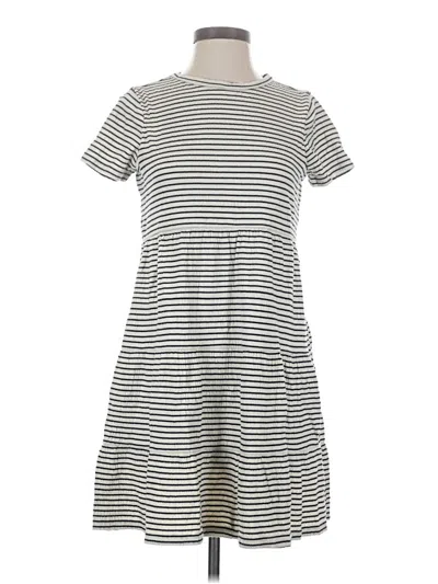 Pre-owned Ann Taylor Loft Casual Dress In Gray