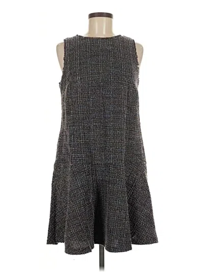 Pre-owned Ann Taylor Loft Casual Dress In Gray