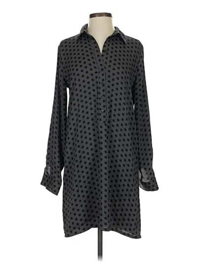 Pre-owned Ann Taylor Loft Casual Dress In Gray