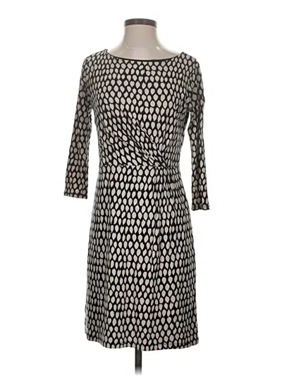 Pre-owned Ann Taylor Loft Casual Dress In Gray