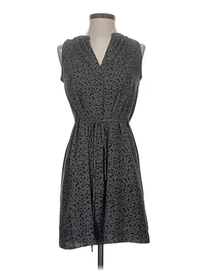 Pre-owned Ann Taylor Loft Casual Dress In Gray