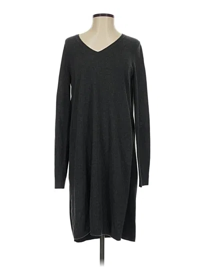 Pre-owned Ann Taylor Loft Casual Dress In Gray