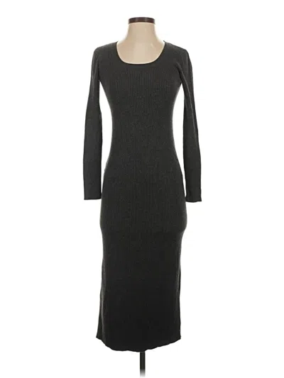 Pre-owned Ann Taylor Loft Casual Dress In Gray