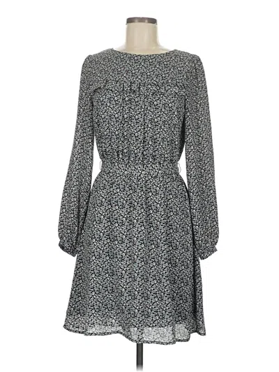 Pre-owned Ann Taylor Loft Casual Dress In Gray