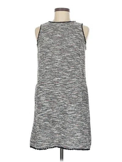 Pre-owned Ann Taylor Loft Casual Dress In Gray