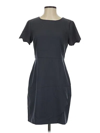 Pre-owned Ann Taylor Loft Casual Dress In Gray