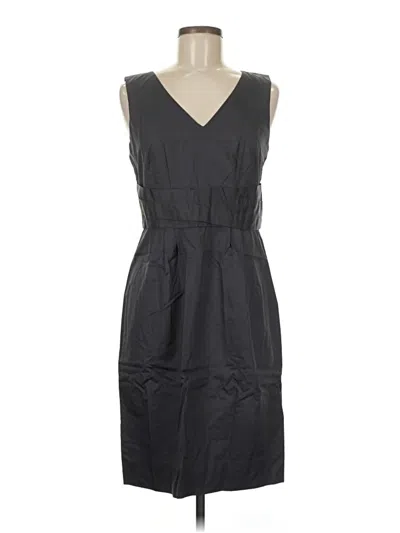 Pre-owned Ann Taylor Loft Casual Dress In Gray