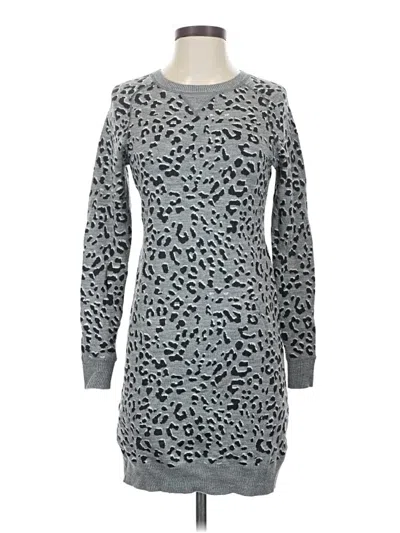 Pre-owned Ann Taylor Loft Casual Dress In Gray