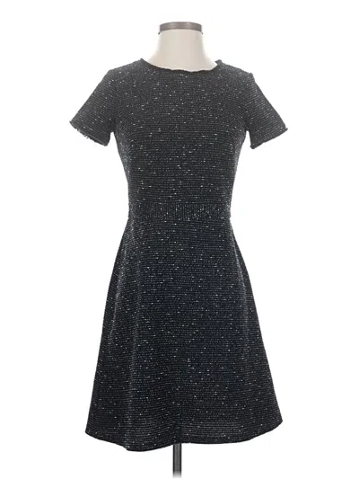 Pre-owned Ann Taylor Loft Casual Dress In Gray