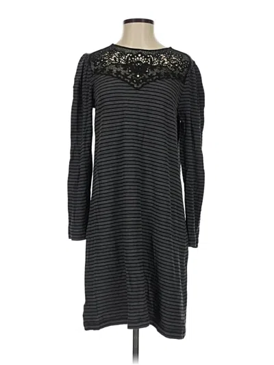 Ann Taylor Loft Casual Dress In Gray
