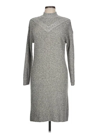 Ann Taylor Loft Casual Dress In Gray