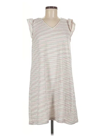 Pre-owned Ann Taylor Loft Casual Dress In Gray