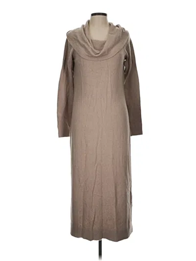 Pre-owned Ann Taylor Loft Casual Dress In Gray