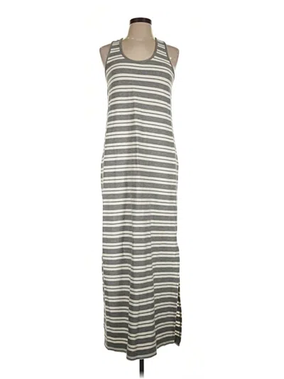 Pre-owned Ann Taylor Loft Casual Dress In Gray