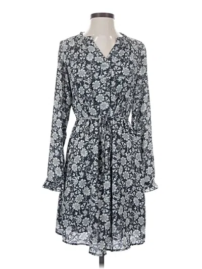 Pre-owned Ann Taylor Loft Casual Dress In Gray