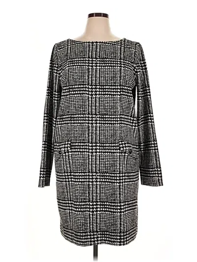 Pre-owned Ann Taylor Loft Casual Dress In Gray