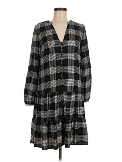 Pre-owned Ann Taylor Loft Casual Dress In Gray