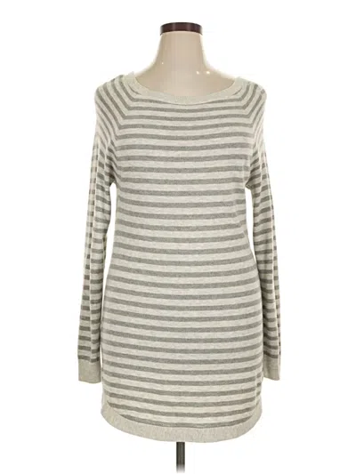 Pre-owned Ann Taylor Loft Casual Dress In Gray