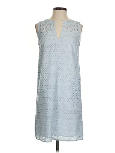 Pre-owned Ann Taylor Loft Casual Dress In Gray