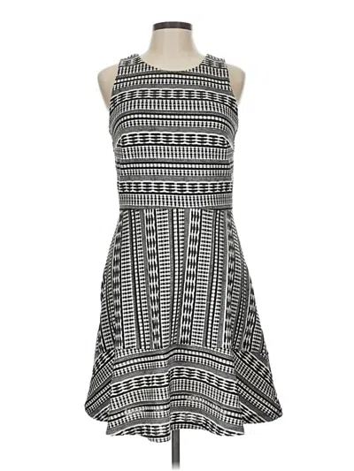 Pre-owned Ann Taylor Loft Casual Dress In Gray