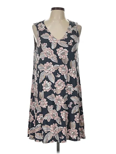 Pre-owned Ann Taylor Loft Casual Dress In Gray