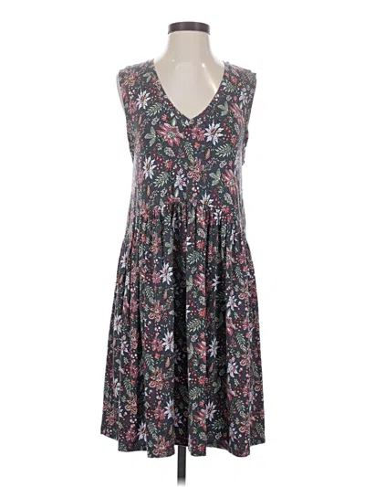 Pre-owned Ann Taylor Loft Casual Dress In Gray