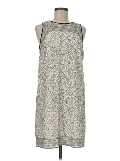 Pre-owned Ann Taylor Loft Casual Dress In Gray