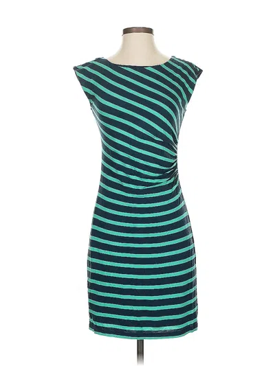 Pre-owned Ann Taylor Loft Casual Dress In Green