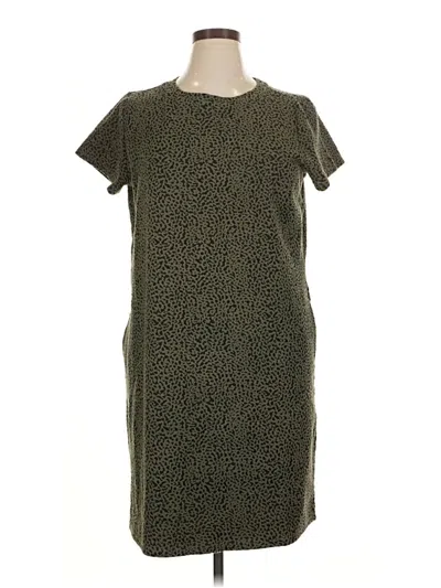 Pre-owned Ann Taylor Loft Casual Dress In Green