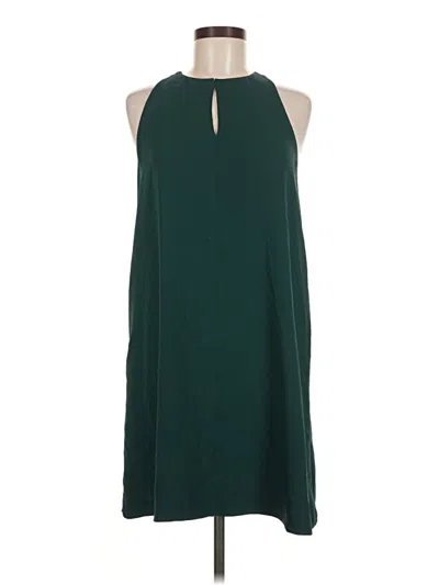 Pre-owned Ann Taylor Loft Casual Dress In Green