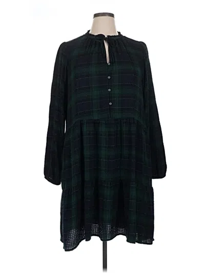 Pre-owned Ann Taylor Loft Casual Dress In Green