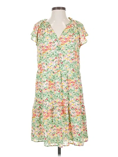 Pre-owned Ann Taylor Loft Casual Dress In Green