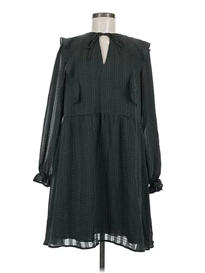 Pre-owned Ann Taylor Loft Casual Dress In Green