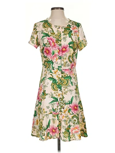 Pre-owned Ann Taylor Loft Casual Dress In Green