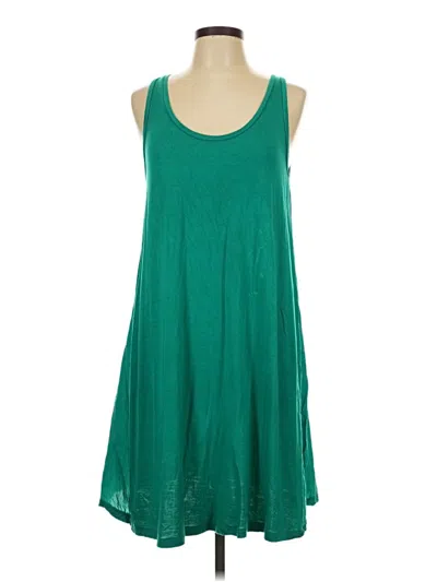 Pre-owned Ann Taylor Loft Casual Dress In Green