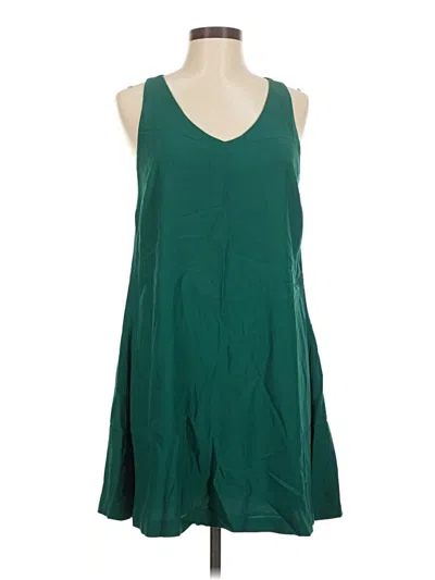 Pre-owned Ann Taylor Loft Casual Dress In Green