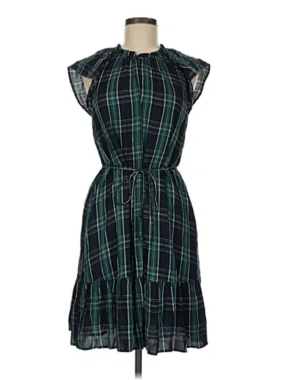 Pre-owned Ann Taylor Loft Casual Dress In Green