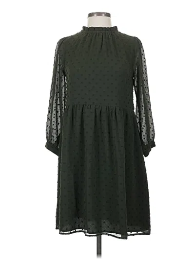 Pre-owned Ann Taylor Loft Casual Dress In Green