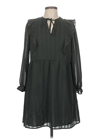 Pre-owned Ann Taylor Loft Casual Dress In Green