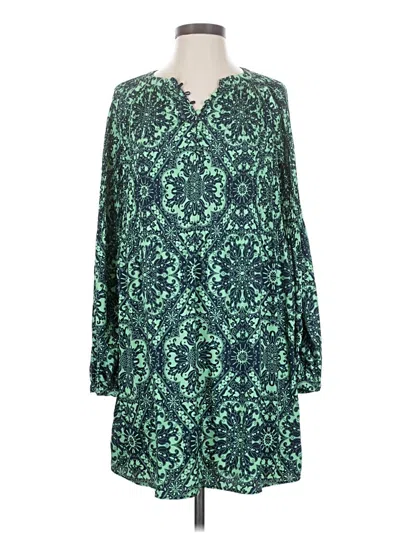 Pre-owned Ann Taylor Loft Casual Dress In Green