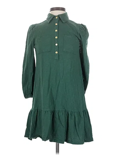 Pre-owned Ann Taylor Loft Casual Dress In Green