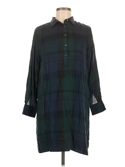 Pre-owned Ann Taylor Loft Casual Dress In Green