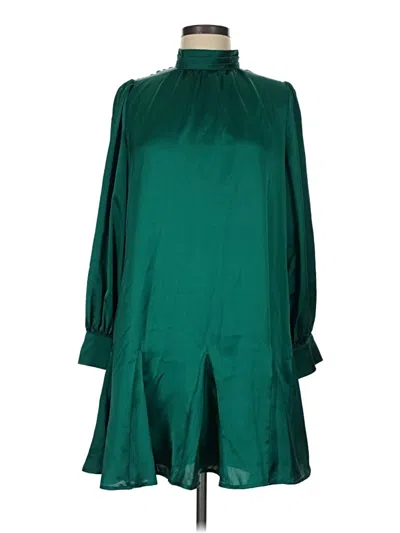 Pre-owned Ann Taylor Loft Casual Dress In Green