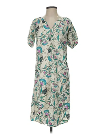 Pre-owned Ann Taylor Loft Casual Dress In Green